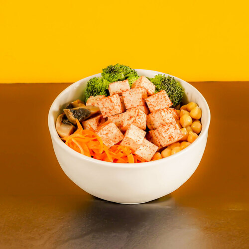 Bowl de proteínas vegetarianas