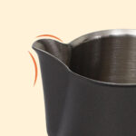 Pitcher Negra Pico Redondo 350ml - Arte Latte - Image 2