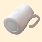 Pitcher Blanca Pico Redondo 350ml (11 oz) Arte Latte - Image 4