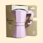 Cafetera Moka Italiana Aluminio Rosada 300ml - 6 Tazas - Image 2