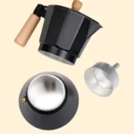 Cafetera Moka Italiana Premium 3 Tazas Negro - Image 2