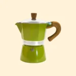 Cafetera Moka Italiana 3 Tazas Verde