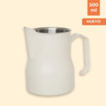 Pitcher Blanca Pico Redondo 500ml (17 oz) Arte Latte