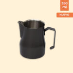 Pitcher Negra Pico Redondo 350ml (11 oz) Arte Latte