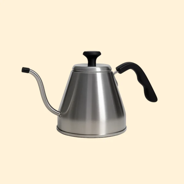 Kettle con Termómetro Cuello de Ganso - Acero Inoxidable 1.2 Litros