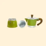 Cafetera Moka Italiana 3 Tazas Verde - Image 2