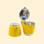 Cafetera Moka Italiana Clásica 6 Tazas Amarilla - Image 3