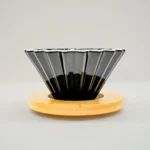 Cafetera origami - Flower dripper Negro