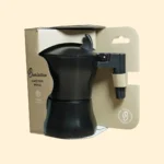 Cafetera Moka italiana Aluminio Negra 150ml - Clásica 3 Tazas - Image 2