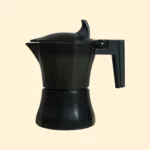 Cafetera Moka italiana Aluminio Negra 150ml - Clásica 3 Tazas