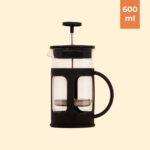 Prensa Francesa Plástica negra 600ml