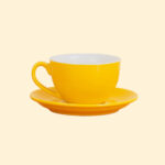 Set pocillo + Plato Amarillo