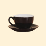 Set pocillo 180ml + Plato Negro